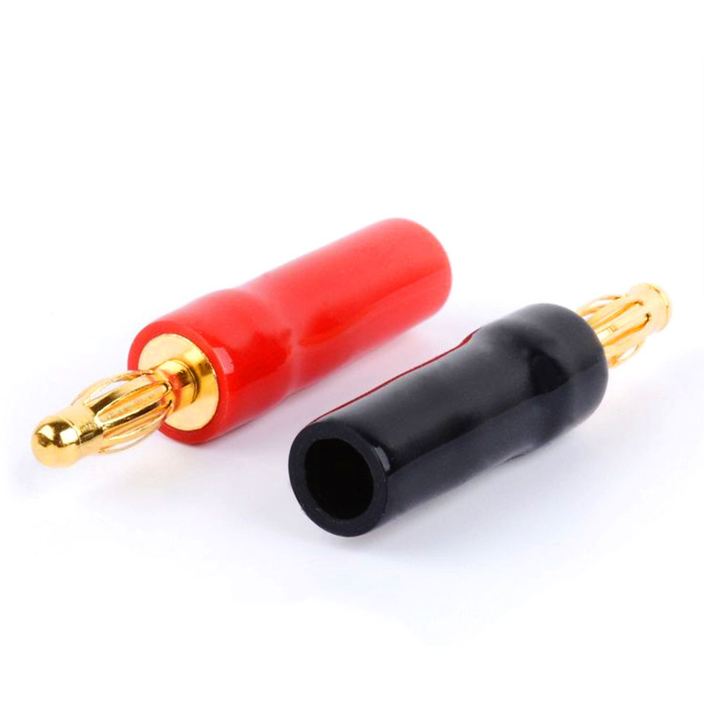 Banana Plugs Audio Jack Connec - Audio Home Cinema ulasan dan harga