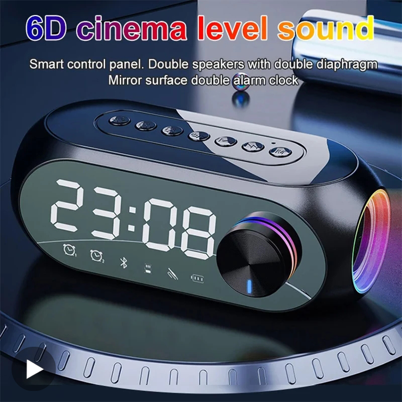 Alarm Clock Radio FM Bluetooth - Home Cinema Chairs ulasan dan harga