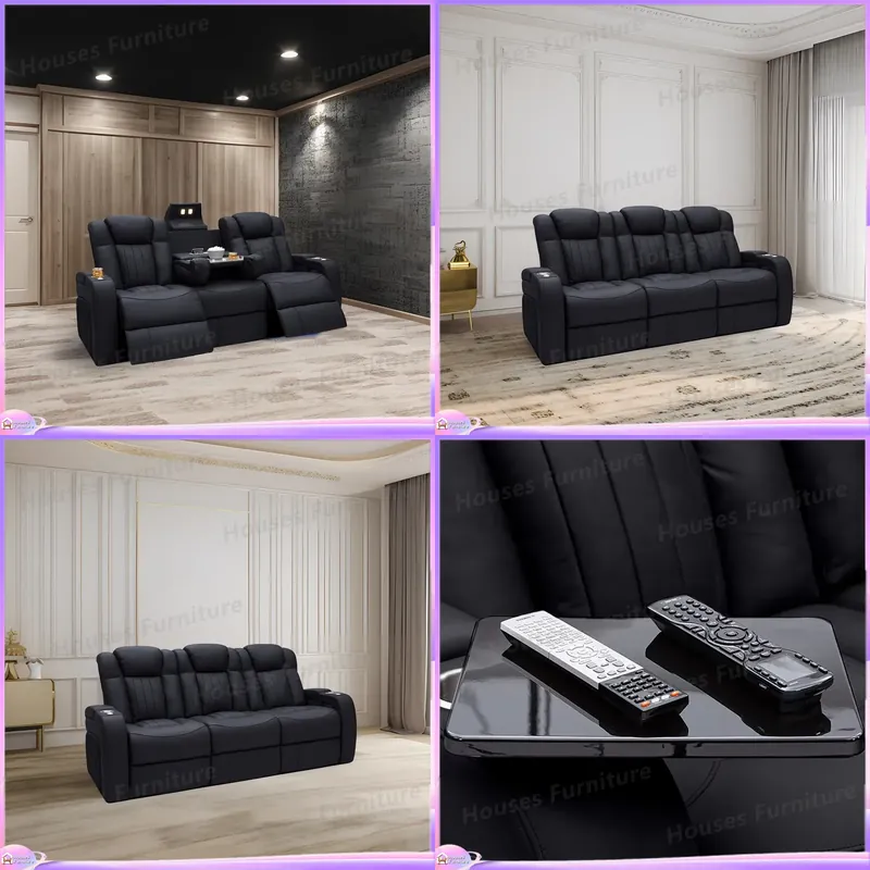 Leather Recliner Sofa Home The - Home Cinema Chairs ulasan dan harga