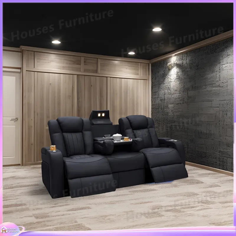 Leather Recliner Sofa Home The - Home Cinema Chairs ulasan dan harga
